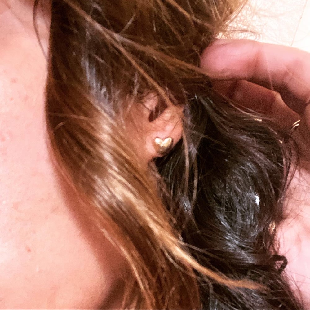 Image of Heart of Gold Stud earrings