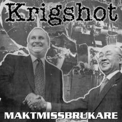 Image of Krigshot - "Maktmissbrukare" Lp