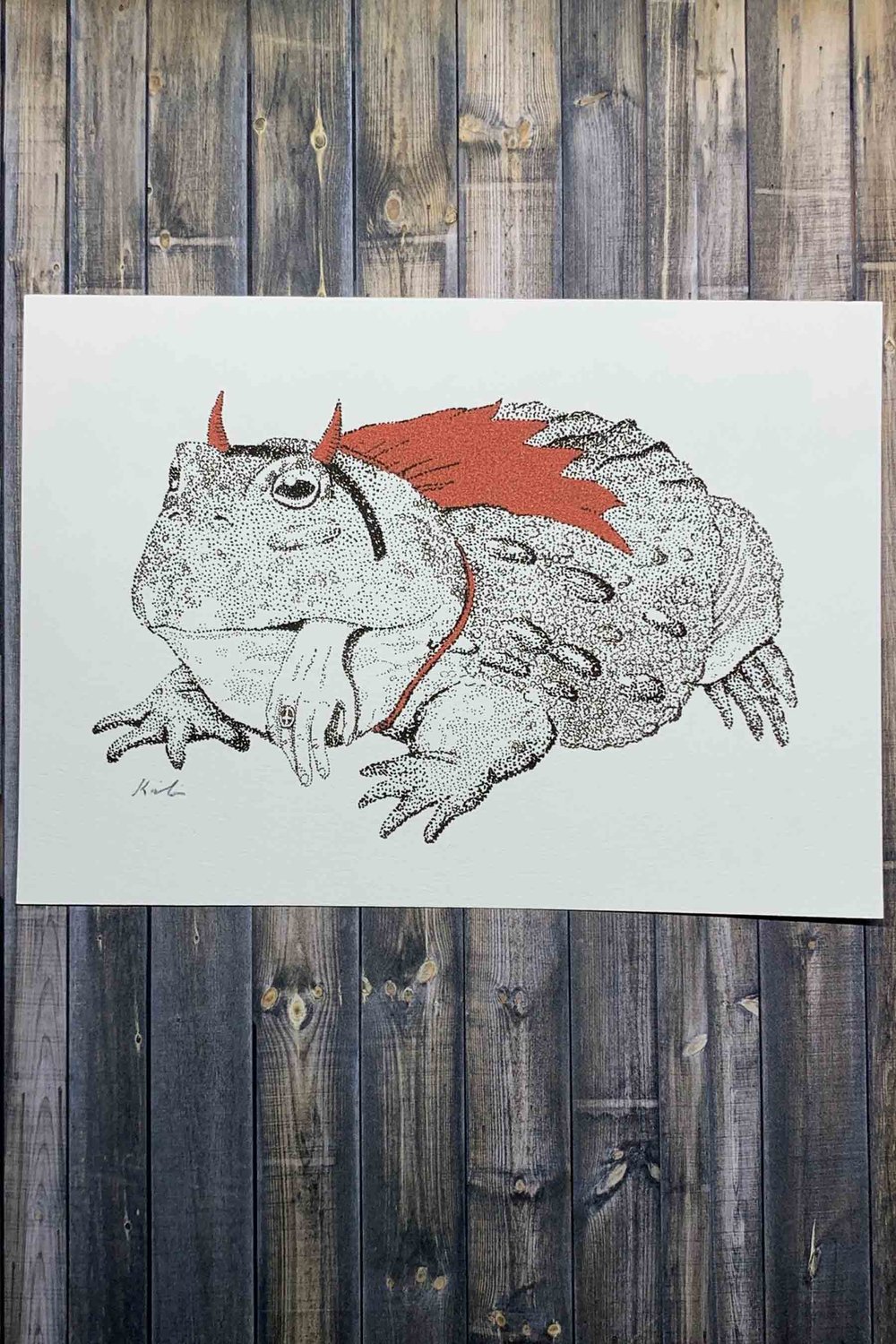 "Lucifrog" 5x7" Print