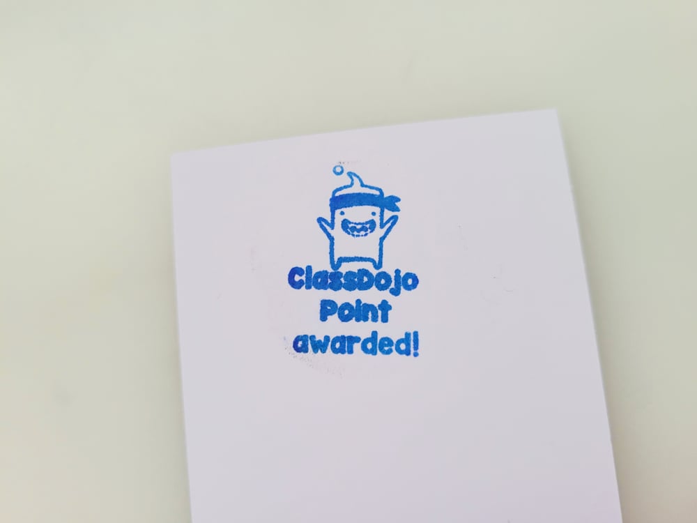 ClassDojo Point Awarded Stamp