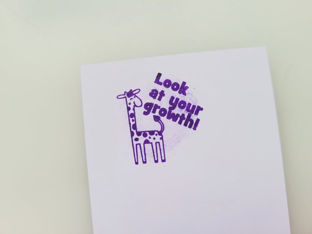 Look At Your Growth Stamp