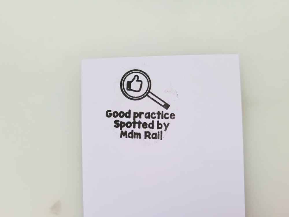 Good Practice Spotted Stamp
