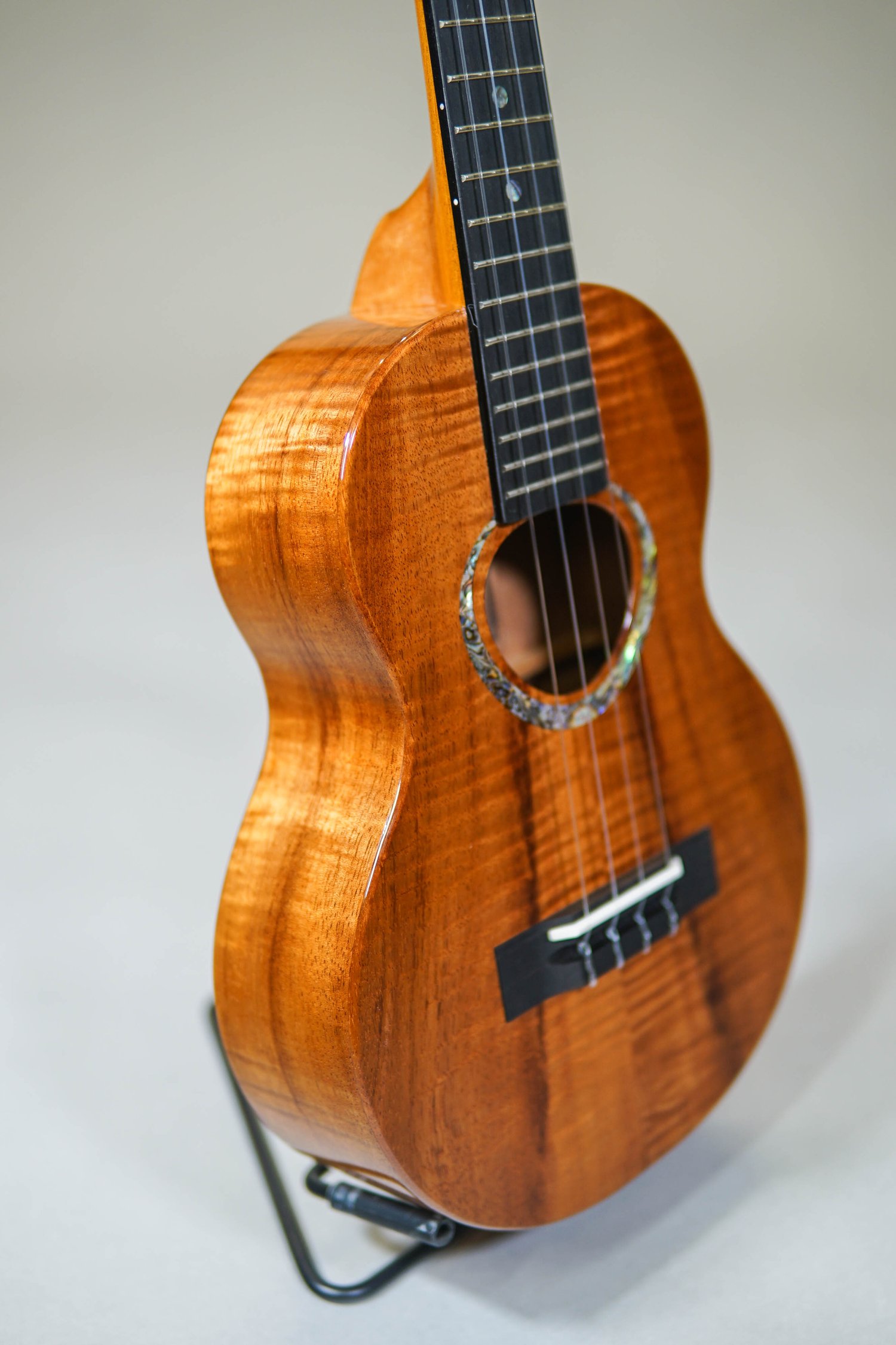 Ukulele Lab — KoAloha KTMR00 Curly Koa Rosette Custom Tenor 2/11/22