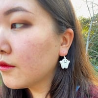 Image 3 of Disco Ghost Earrings