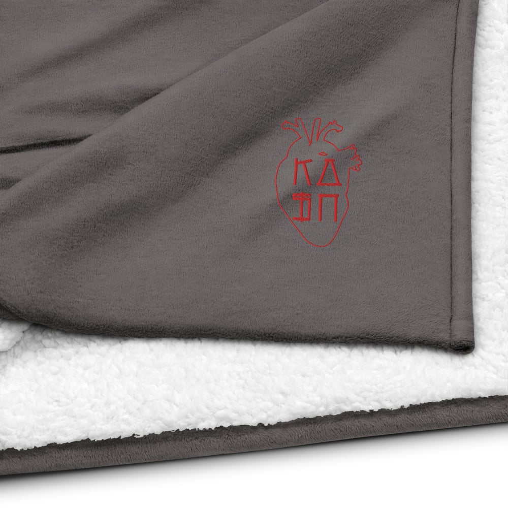 Image of KASHONLY HEART PREMIUM SHERPA BLANKET