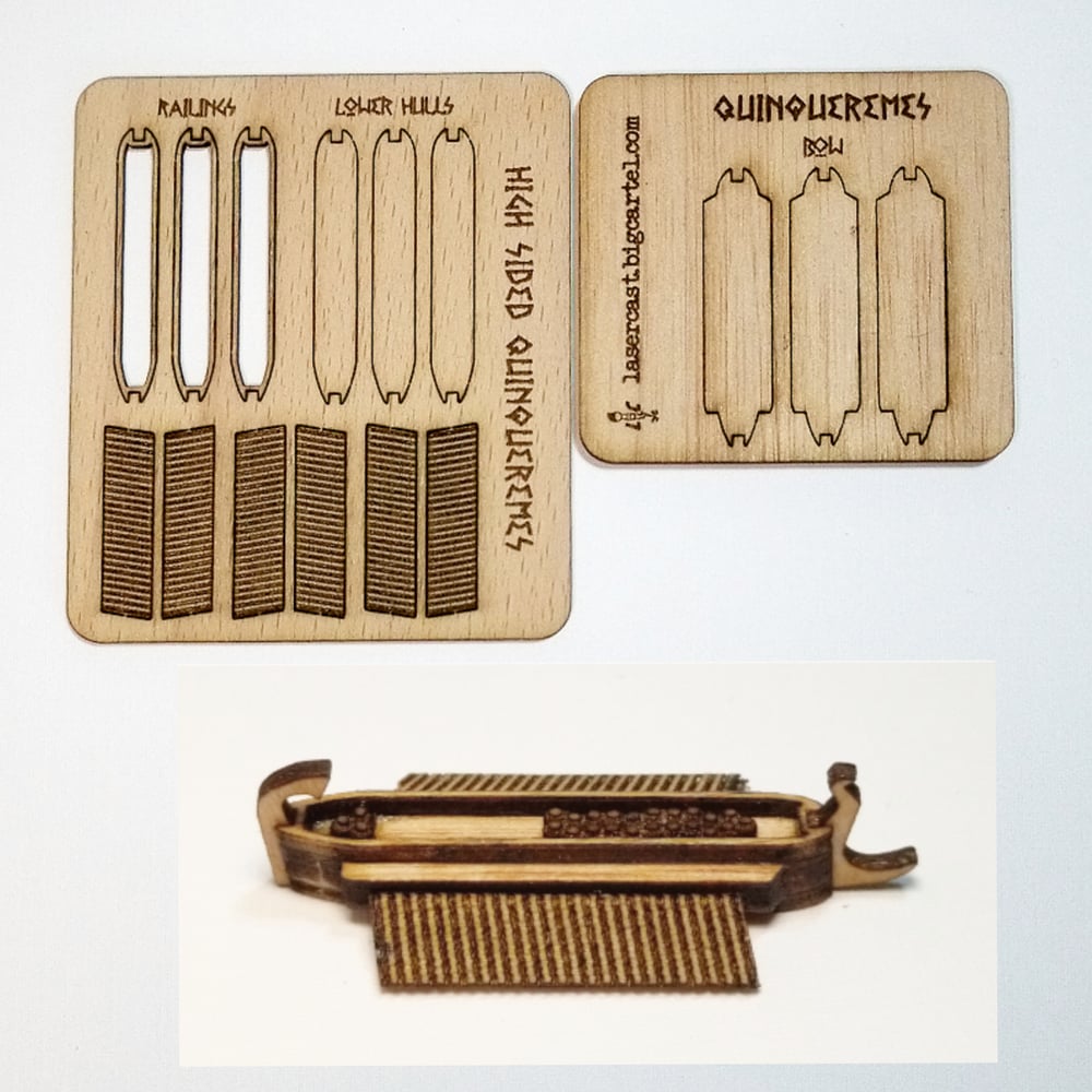 2mm scale Quinqueremes