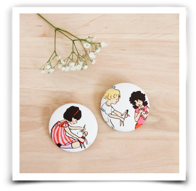 Broche en tissu