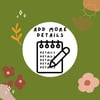 Add More Details Stamp