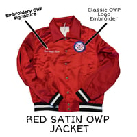 Image 2 of OWP RED SATIN JACKET