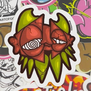 Image of Daezy Cracked HaveTelo Sticker