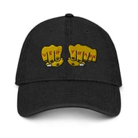 Image 2 of VERY RARE Fists Denim Dad Hat