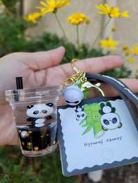 Image 1 of Tony the Panda boba keychain