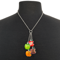 Image 1 of Hysteric Glamour Skull Apple Charm Necklace