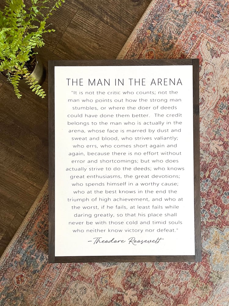 Image of Man In The Arena