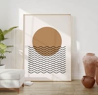 Image 1 of Mid-Century Abstract Modern Art Print No 03