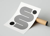 Image 3 of Mid-Century Abstract Modern Art Print No 08