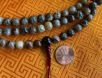 Image 5 of Fossilized Coral Buddhist Mala Prayer Beads • 8mm