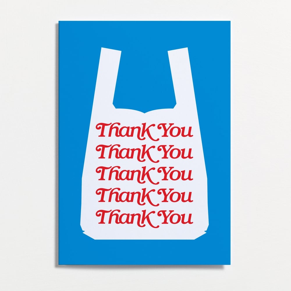 Image of Thank You Shopping Bag Card