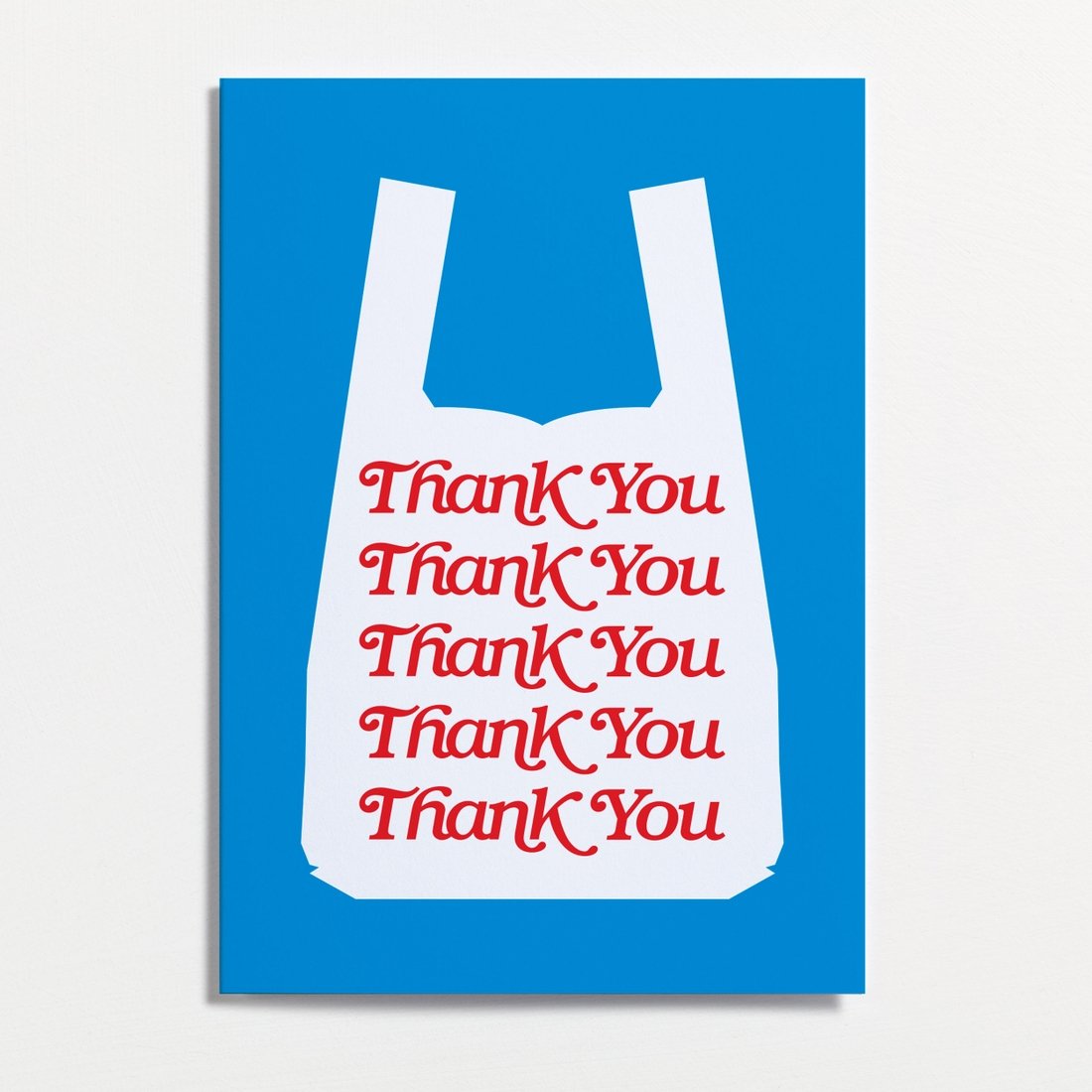 Image of Thank You Shopping Bag Card