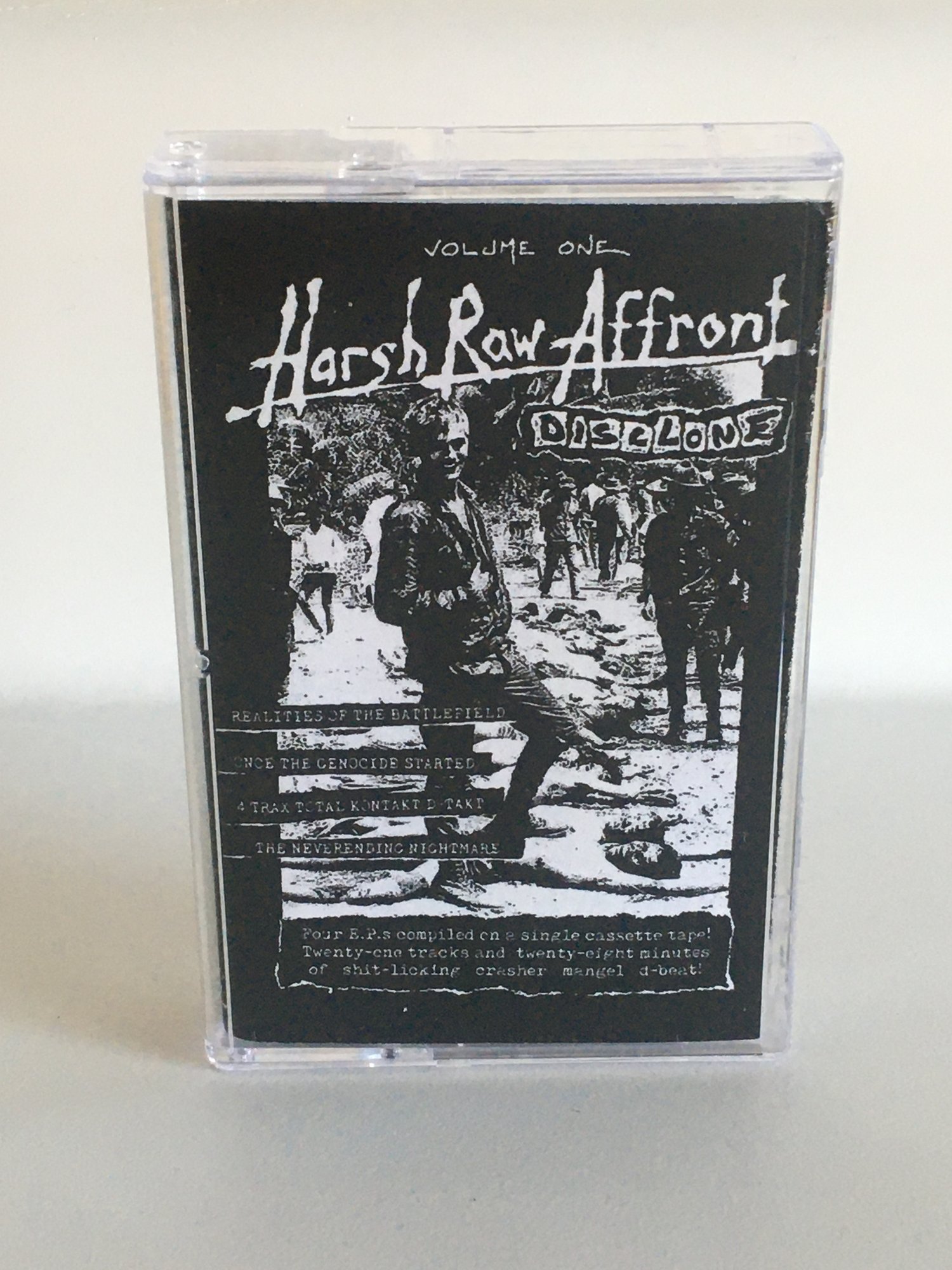 Image of DISCLONE - "Harsh Raw Affront Vol. 1" cassette