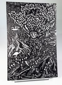 Image of The Woods Witch - Lincout Relief Print