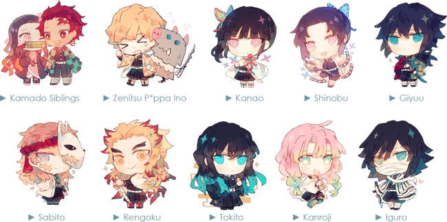 Charms ✦ Demon Slayer