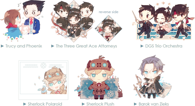 Charms ✦ Ace Attorney
