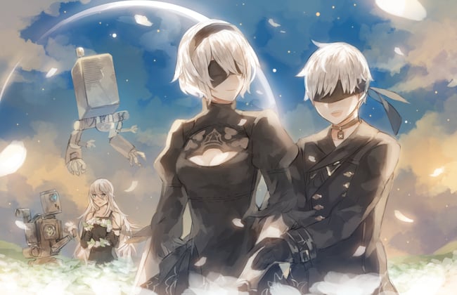 Prints ✦ Nier Blue Sky and Moon