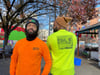 Safety Orange & Yellow BKPD Long Sleeve