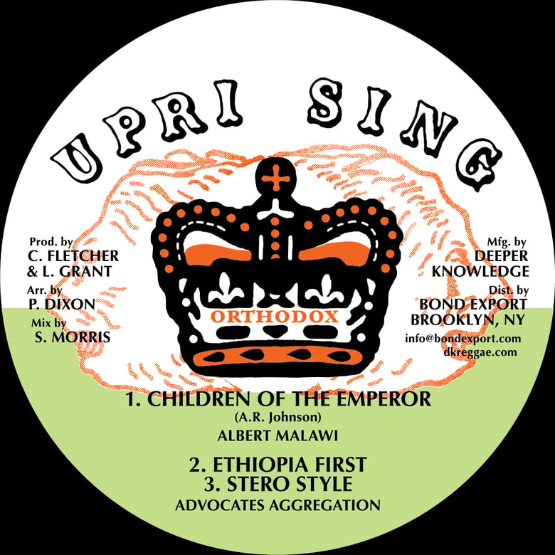 Image of Albert Malawi / Keith Ffrench - Children of the Emperor / Prejudiced Country 12" (Uprising)