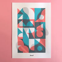 Image 1 of Combinaisons | Poster | Screen print