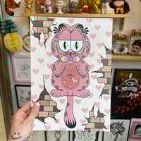 Image 1 of Kit-Cat Garfield Print