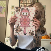 Image 2 of Kit-Cat Garfield Print
