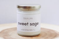 Image 3 of Sweet Sage Natural Soy Wax Minimalist Candle  9 oz 