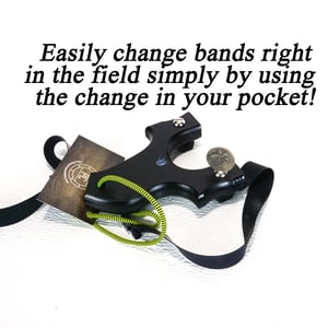 Image of Slingshot Catapults, Red Textured HDPI, the Little Mini Heathen, Hunters gift, right handed shooter