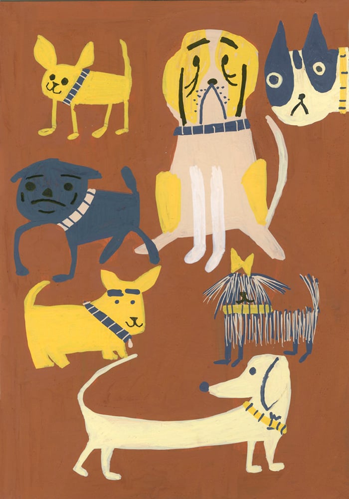 Image of Doggies. Limited edition print.