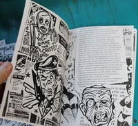 Image 3 of Ugly Outsiders Tattoo flash zine #21 plus some stickers by Reedpunk