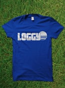 Image of Loggy "Sun Logo" Basic Tee (Blue)