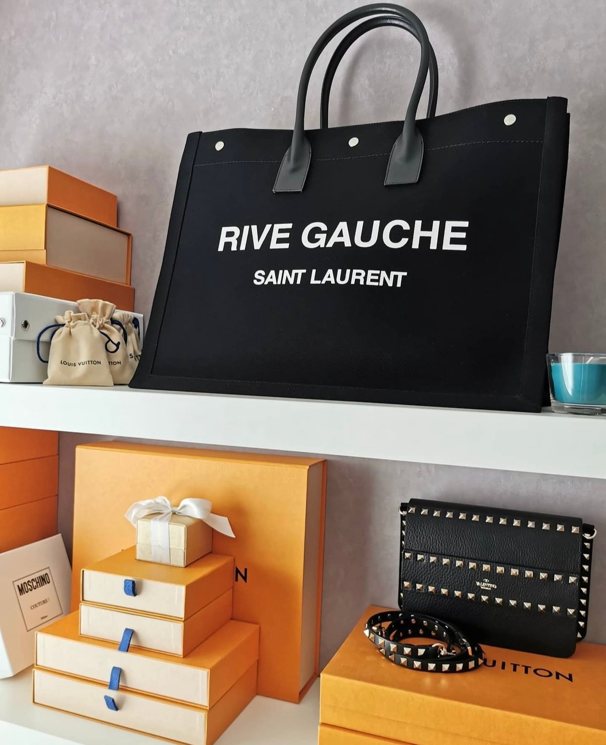 Image of Preowned Saint Laurent Rive Gauche Tote