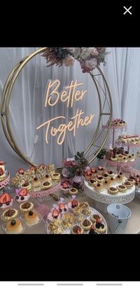Image 3 of Better together wedding neon sign 