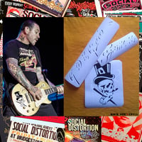 Image 1 of Mike Ness guitar stickers Social Distortion From n "G" to n Gent vinyl decal