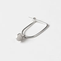 Image 1 of SINGLE EARRING silver ,  Island 2, #035 - 57