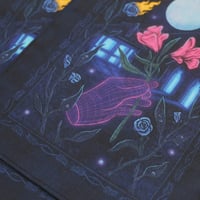 Image 4 of 'I'LL SEND YOU FLOWERS IN THE METAVERSE' - HANDMADE WALL FLAG