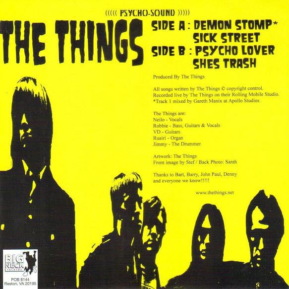 The Things  – Psycho-Sound, 7" VINYL, NEW