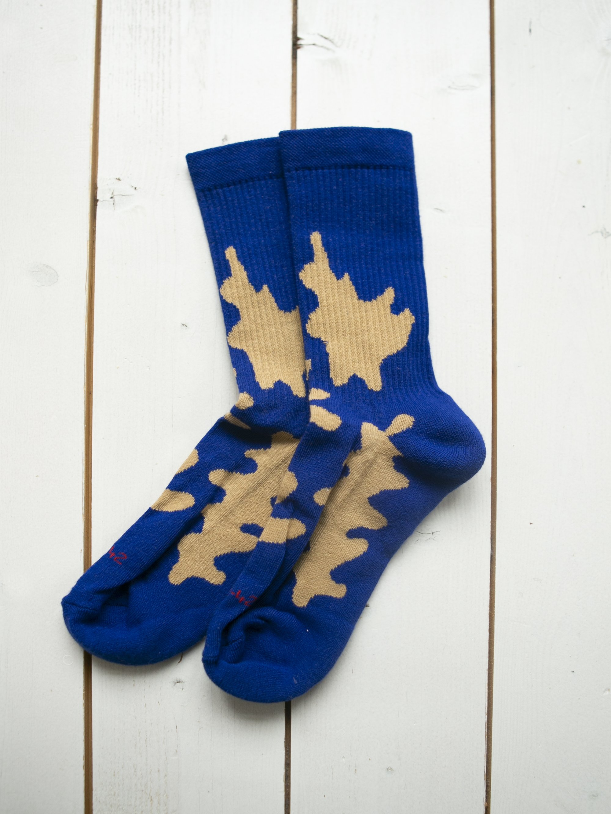 Image of EDO x paradies socks – blue beige