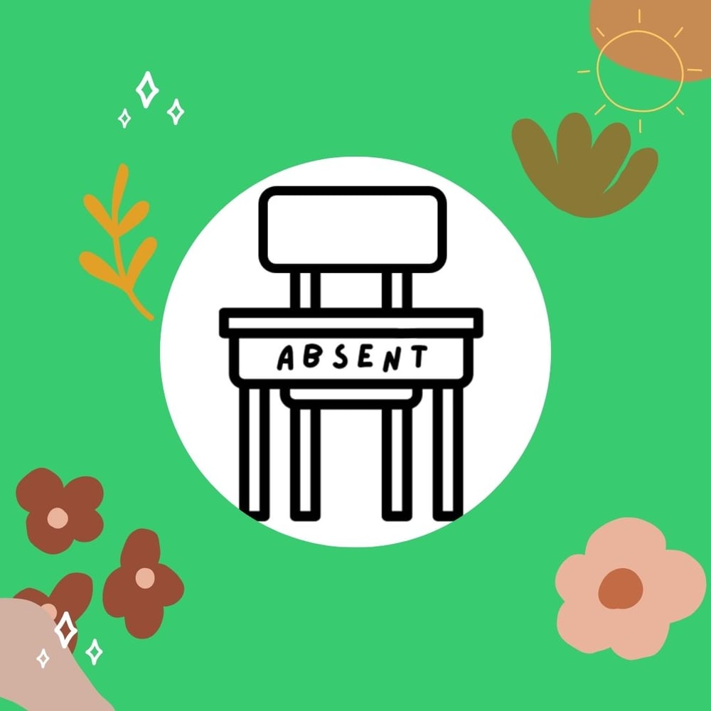 Absent Stamp