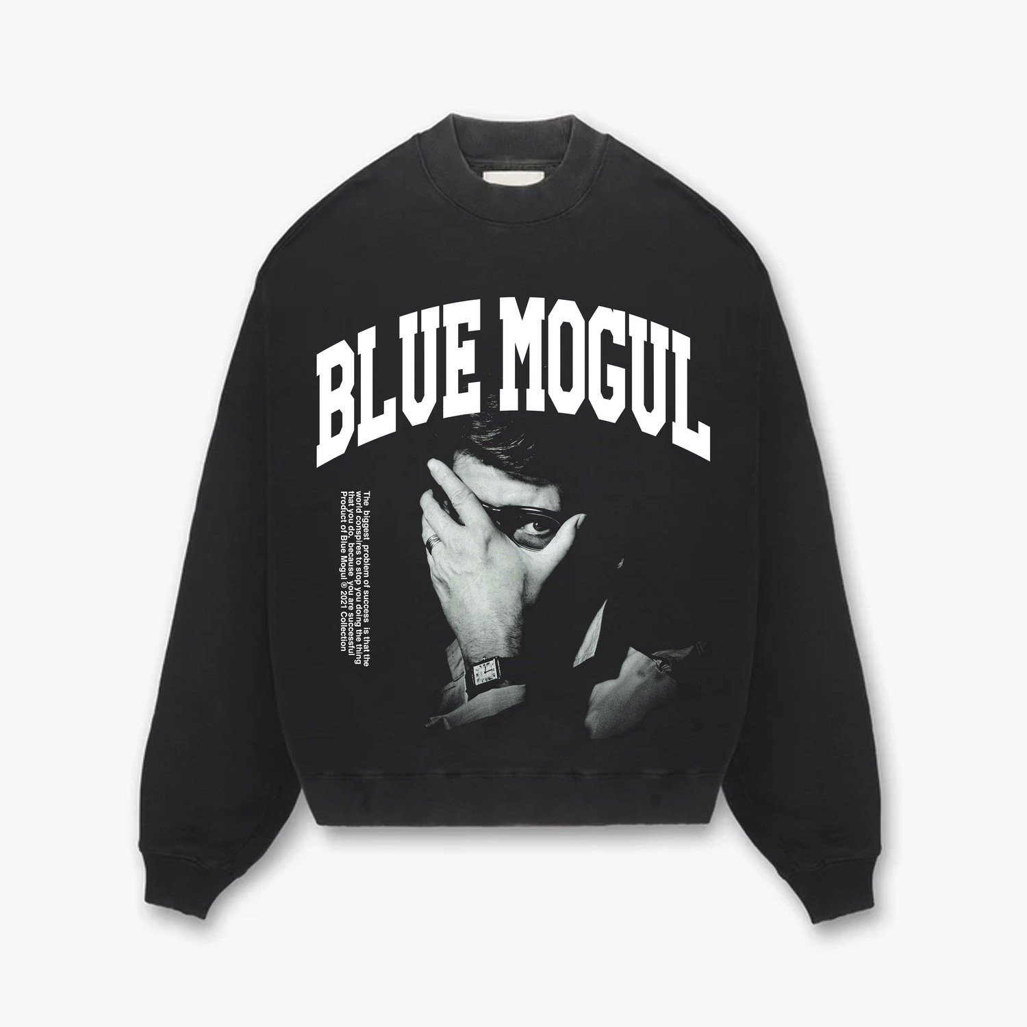 Blue mogul problem of success  crewneck