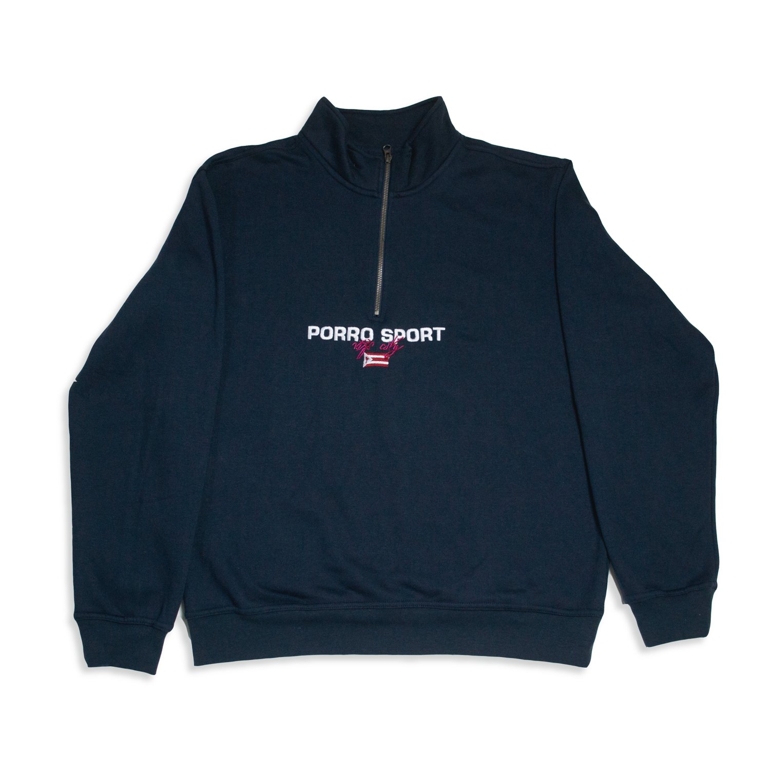 VIJS CITY QUARTER ZIP DARK NAVY