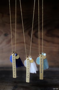 Image 1 of Collier "Jeu de mots"