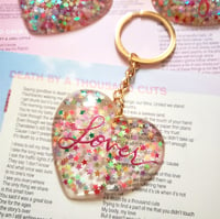Image 2 of Lover Resin Keychain